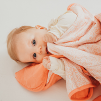 Baby Peach Maze – Apricot Bamboo Blanket 1.5 TOG