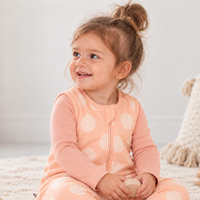 Papaya Big Dots Bamboo Toddler Sleeping Bag 2.5 TOG
